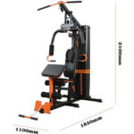 Station de musculation multifonctionnelle à domicile pour un entraînement complet du corps