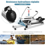 Rameur d'Appartement Hydraulique Scandinave