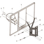 Panneau de Basketball MASTER Acrylique – Image 3